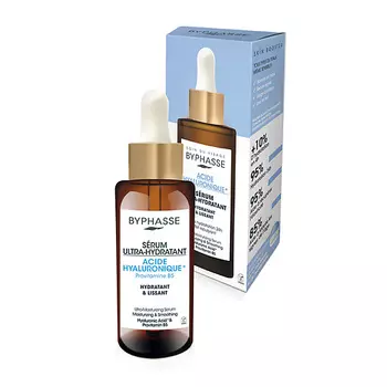 BYPHASSE Сыворотка для лица с гиалуроновой кислотой ультраувлажняющая