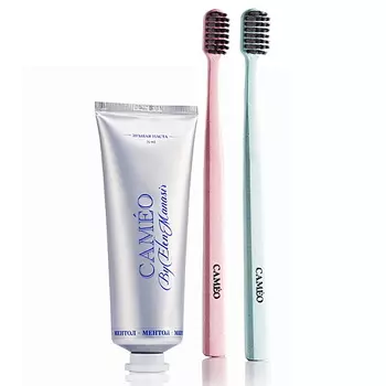 INNOVATOR COSMETICS Набор кистей скошенных для окрашивания бровей (классическая и мини)