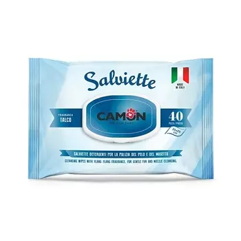 CAMON Салфетки для животных влажные с тальком