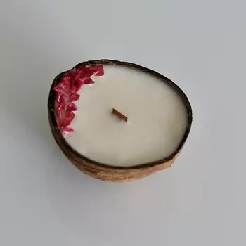 CANDLE ZEN Свеча интерьерная, ароматическая в кокосе с ароматом День в СПА 200.0