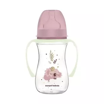 CANPOL BABIES Бутылочка для кормления Sleepy Koala со светящимися ручками