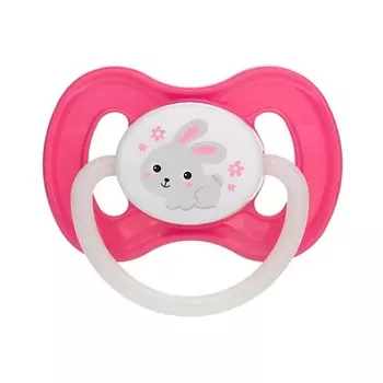 CANPOL BABIES Пустышка латексная Bunny&Company круглая 0-6 месяцев