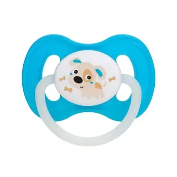 CANPOL BABIES Пустышка латексная Bunny&Company круглая, 0-6 месяцев