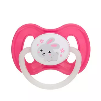CANPOL BABIES Пустышка латексная Bunny&Company круглая 6-18 месяцев