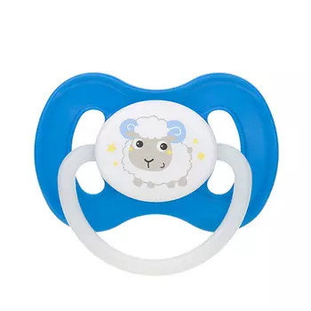 CANPOL BABIES Пустышка латексная Bunny&Company круглая 6-18 месяцев