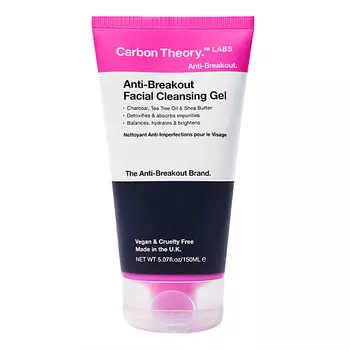 CARBON THEORY Гель для умывания Anti-Breakout Facial Cleansing Gel
