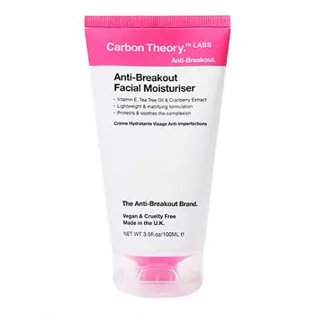 CARBON THEORY Крем для лица увлажняющий Tea Tree Oil & Vitamin E Moisturizer