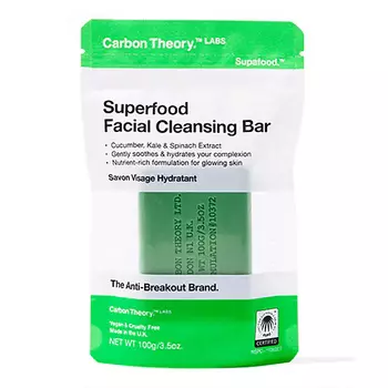 CARBON THEORY Мыло для лица Superfood Facial Cleansing Bar