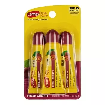 CARMEX Набор бальзамов для губ в тубе вишня SPF 15
