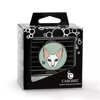 CAROMIC Ароматизатор для автомобиля Медальон Кошка 10.0