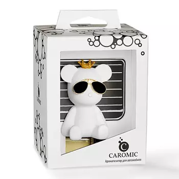 CAROMIC Ароматизатор для автомобиля Мишка в очках 10.0