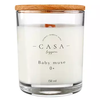 CASA LEGGERA Свеча в стекле Baby muse 0+ 150