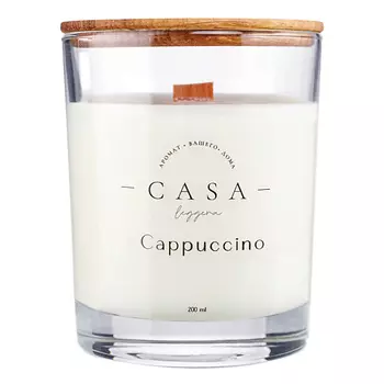 CASA LEGGERA Свеча в стекле Cappuccino 200.0