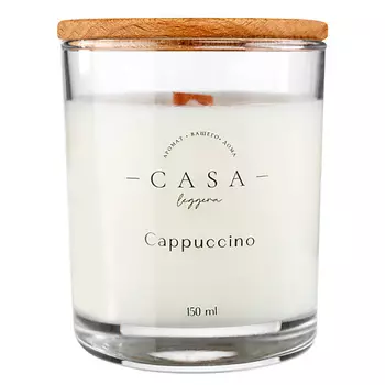 CASA LEGGERA Свеча в стекле Cappuccino 150.0