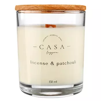 CASA LEGGERA Свеча в стекле Incense&Patchouli 150.0