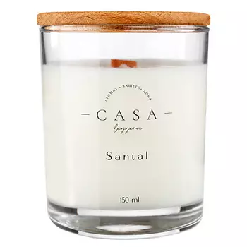 CASA LEGGERA Свеча в стекле Santal 150.0