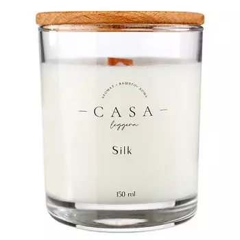 CASA LEGGERA Свеча в стекле Silk 150.0