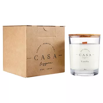 CASA LEGGERA Свеча в стекле Vanilla 200.0