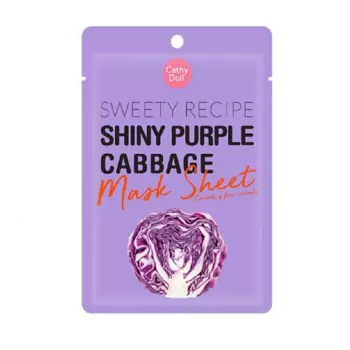 CATHY DOLL Антивозрастная тканевая маска с экстрактом краснокочанной капусты 25.0