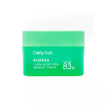 CATHY DOLL Крем для лица освежающий с алоэ вера, увлажняющий
