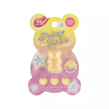 CATHY DOLL SHINY BEAR Помада -бальзам для губ увлажняющий