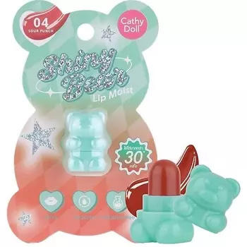 CATHY DOLL SHINY BEAR Помада -бальзам для губ увлажняющий