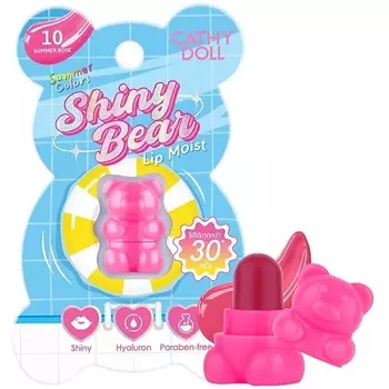 CATHY DOLL SHINY BEAR Помада -бальзам для губ увлажняющий