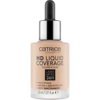 CATRICE Тональная основа с матовым финишем HD Liquid Coverage Foundation 010