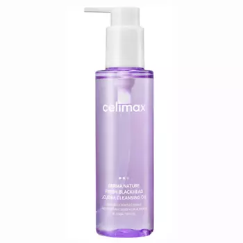 CELIMAX Гидрофильное масло Celimax Derma Nature Fresh Blackhead Jojoba Cleansing Oil
