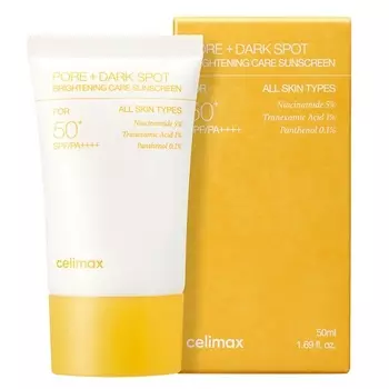 CELIMAX Осветляющий солнцезащитный крем Pore and Dark Spot SPF50+