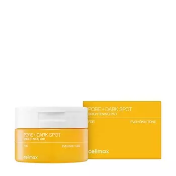 CELIMAX Пэды для лица осветляющие Pore+Dark Spot Brightening Pad