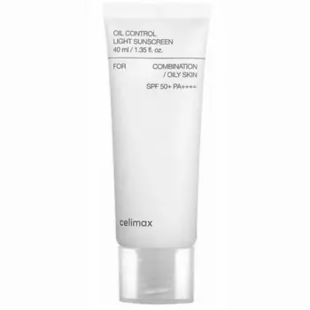CELIMAX Себорегулирующий солнцезащитный крем Celimax Oil Control Light Sunscreen SPF50
