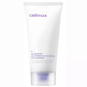 CELIMAX Слабокислотная пенка Celimax Derma Nature Relief Madecica PH Balancing Foam Cleansing