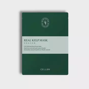 CELLBN Маска для лица из 100% натуральной ламинарии REAL KELP FACIAL MASK
