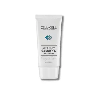 CELLBYCELL Солнцезащитный крем-шелк Soft silky Sun Block SPF50+ PA+++ 50.0