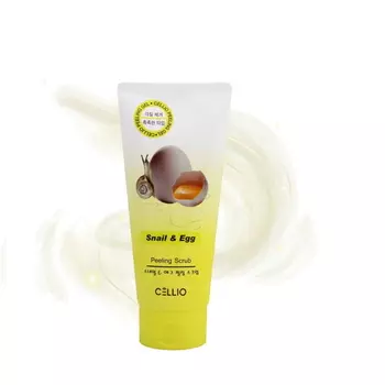 CELLIO Скраб с яичным и улиточным экстрактом