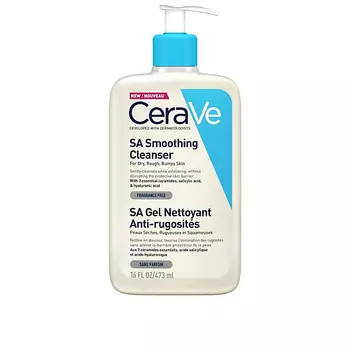 CERAVE Очищающий гель для сухой и чувствительной кожи лица SA SMOOTHING CLEANSER 473.0