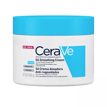 CERAVE Смягчающий крем SA с церамидами и мочевиной для сухой, огрубевшей и неровной кожи 340.0