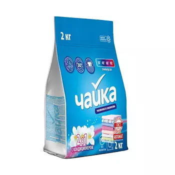 ЧАЙКА Стиральный порошок универсальный 2 в 1 с кондиционером 2000.0
