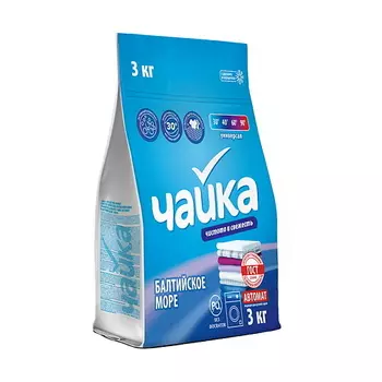 ЧАЙКА Стиральный порошок универсальный Балтийское море 3000