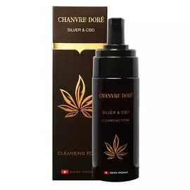 CHANVRE DORE Очищающая пенка с коллоидным серебром и каннабидиолом 150.0