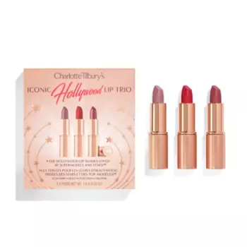 CHARLOTTE TILBURY Подарочный набор для губ Charlotte's Iconic Hollywood Lip Trio