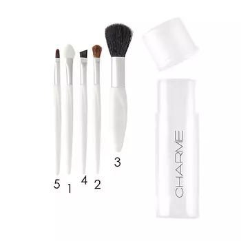 CHARME Набор кистей для макияжа из натурального ворса