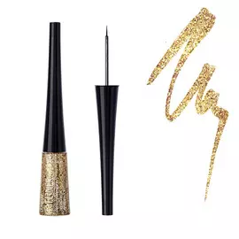 CHARME Подводка для глаз с блёстками Deep Liner Sparkly 160 Серебряные блёстки