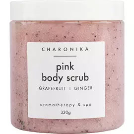 CHARONIKA Скраб соляной Pink body scrub