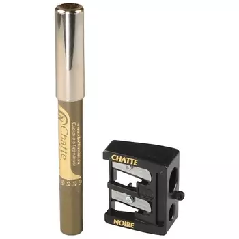 CHATTE NOIRE Набор Карандаш для глаз-Тени и Точилка двойная