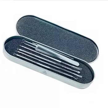 CHELAY Инструмент для чистки лица черных точек 5 предметов ложка уно петля видаля