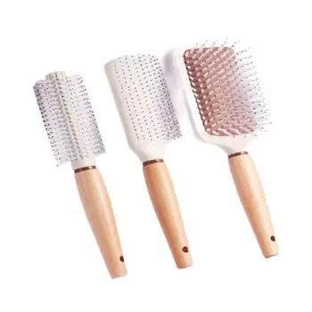 CHELAY Набор расчесок для волос с бамбуковыми ручками