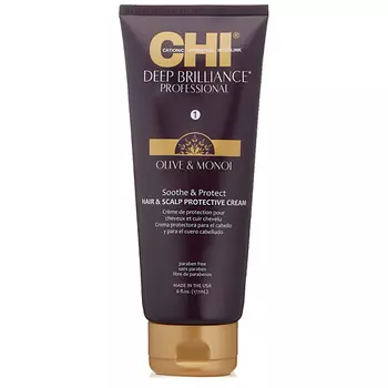 CHI Крем для волос и кожи головы защитный Deep Brilliance Hair and Scalp Protective Cream