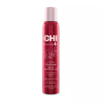 CHI Средство для волос защита от солнца Rose Hip Oil Color Nurture Dry UV Protecting Dry Oil